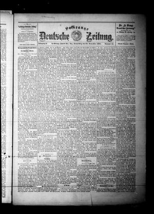 Primary view of object titled 'La Grange Deutsche Zeitung. (La Grange, Tex.), Vol. 11, No. 14, Ed. 1 Thursday, November 22, 1900'.