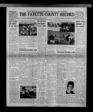The Fayette County Record (La Grange, Tex.), Vol. 41, No. 5, Ed. 1 Friday, November 16, 1962