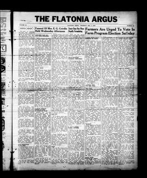 The Flatonia Argus (Flatonia, Tex.), Vol. 64, No. 50, Ed. 1 Thursday, December 7, 1939