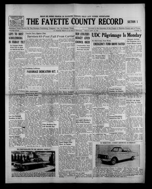 The Fayette County Record (La Grange, Tex.), Vol. 39, No. 95, Ed. 1 Friday, September 29, 1961