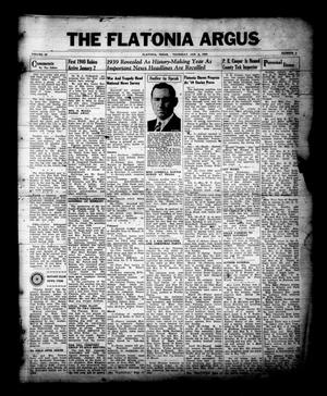 The Flatonia Argus (Flatonia, Tex.), Vol. 65, No. 2, Ed. 1 Thursday, January 4, 1940