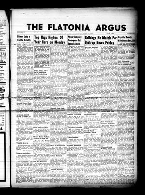 The Flatonia Argus (Flatonia, Tex.), Vol. 87, No. 37, Ed. 1 Thursday, September 13, 1962
