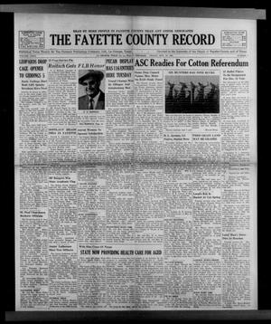 The Fayette County Record (La Grange, Tex.), Vol. 40, No. 7, Ed. 1 Friday, November 24, 1961