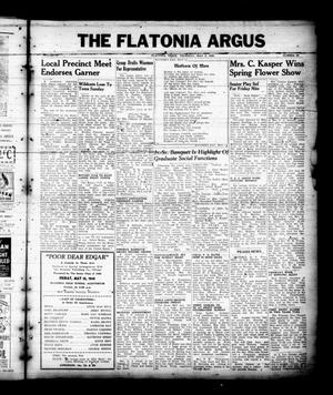 The Flatonia Argus (Flatonia, Tex.), Vol. 65, No. 20, Ed. 1 Thursday, May 9, 1940