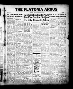 Primary view of object titled 'The Flatonia Argus (Flatonia, Tex.), Vol. 65, No. 48, Ed. 1 Thursday, November 21, 1940'.