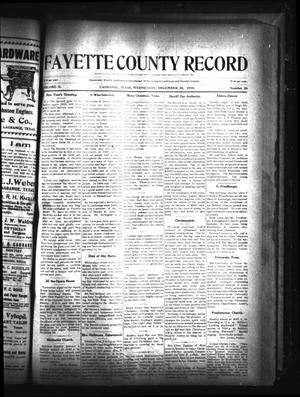 Fayette County Record (La Grange, Tex.), Vol. 2, No. 26, Ed. 1 Wednesday, December 28, 1910
