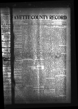 Fayette County Record (La Grange, Tex.), Vol. 2, No. 8, Ed. 1 Wednesday, August 24, 1910