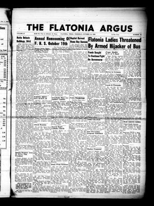 The Flatonia Argus (Flatonia, Tex.), Vol. 87, No. 42, Ed. 1 Thursday, October 18, 1962