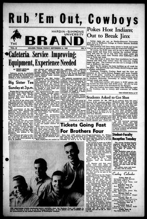 The Brand (Abilene, Tex.), Vol. 48, No. 2, Ed. 1, Friday, September 21, 1962