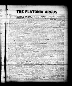 The Flatonia Argus (Flatonia, Tex.), Vol. 62, No. 38, Ed. 1 Thursday, September 16, 1937