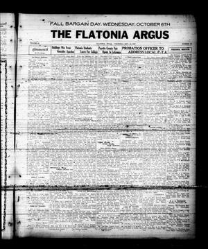 Primary view of object titled 'The Flatonia Argus (Flatonia, Tex.), Vol. 62, No. 39, Ed. 1 Thursday, September 23, 1937'.