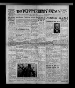 The Fayette County Record (La Grange, Tex.), Vol. 40, No. 99, Ed. 1 Friday, October 12, 1962