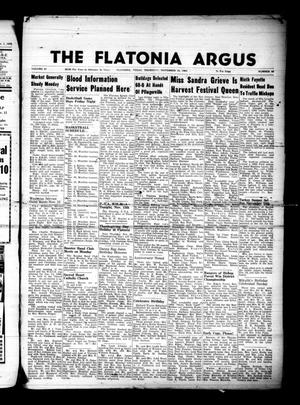 Primary view of object titled 'The Flatonia Argus (Flatonia, Tex.), Vol. 87, No. 46, Ed. 1 Thursday, November 15, 1962'.