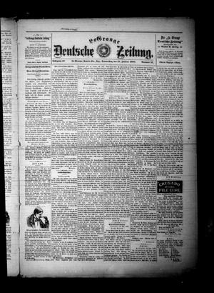 La Grange Deutsche Zeitung. (La Grange, Tex.), Vol. 10, No. 23, Ed. 1 Thursday, January 25, 1900