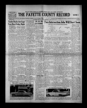The Fayette County Record (La Grange, Tex.), Vol. 40, No. 95, Ed. 1 Friday, September 28, 1962