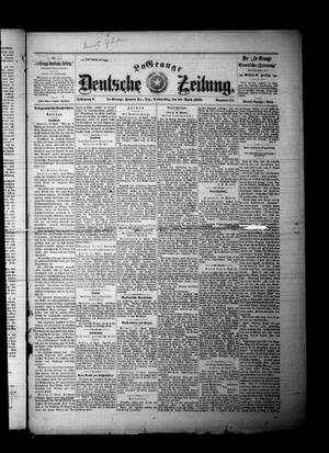 La Grange Deutsche Zeitung. (La Grange, Tex.), Vol. 9, No. 35, Ed. 1 Thursday, April 20, 1899