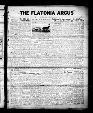 The Flatonia Argus (Flatonia, Tex.), Vol. 62, No. 47, Ed. 1 Thursday, November 18, 1937