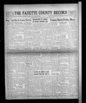 The Fayette County Record (La Grange, Tex.), Vol. 38, No. 44, Ed. 1 Friday, April 1, 1960