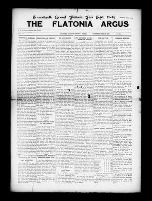 The Flatonia Argus. (Flatonia, Tex.), Vol. 55, No. 24, Ed. 1 Thursday, June 20, 1929