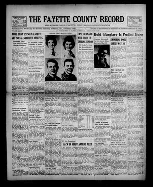 The Fayette County Record (La Grange, Tex.), Vol. 39, No. 57, Ed. 1 Friday, May 19, 1961