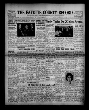 The Fayette County Record (La Grange, Tex.), Vol. 39, No. 39, Ed. 1 Friday, March 17, 1961