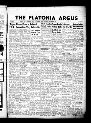 Primary view of object titled 'The Flatonia Argus (Flatonia, Tex.), Vol. 86, No. 43, Ed. 1 Thursday, October 26, 1961'.