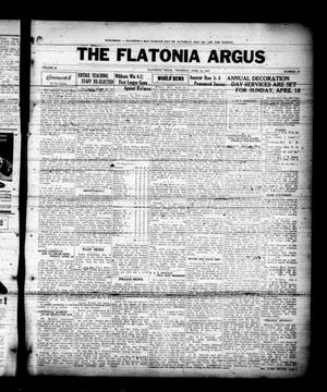 Primary view of object titled 'The Flatonia Argus (Flatonia, Tex.), Vol. 62, No. 16, Ed. 1 Thursday, April 15, 1937'.