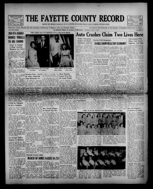 Primary view of object titled 'The Fayette County Record (La Grange, Tex.), Vol. 39, No. 52, Ed. 1 Tuesday, May 2, 1961'.