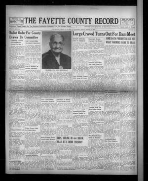 Primary view of object titled 'The Fayette County Record (La Grange, Tex.), Vol. 38, No. 42, Ed. 1 Friday, March 25, 1960'.