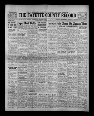 The Fayette County Record (La Grange, Tex.), Vol. 40, No. 94, Ed. 1 Tuesday, September 25, 1962