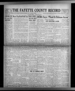 The Fayette County Record (La Grange, Tex.), Vol. 38, No. 24, Ed. 1 Friday, January 22, 1960