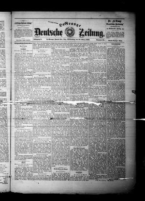 La Grange Deutsche Zeitung. (La Grange, Tex.), Vol. 9, No. 32, Ed. 1 Thursday, March 30, 1899