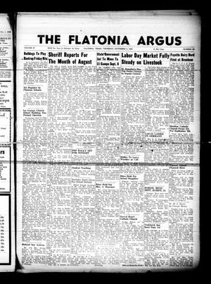 The Flatonia Argus (Flatonia, Tex.), Vol. 87, No. 36, Ed. 1 Thursday, September 6, 1962