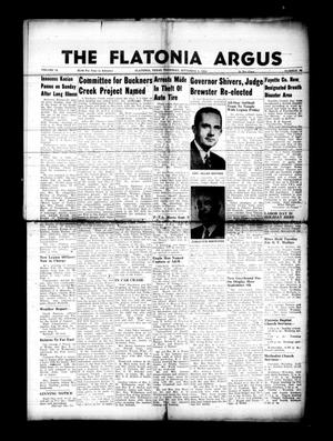 The Flatonia Argus (Flatonia, Tex.), Vol. 79, No. 35, Ed. 1 Thursday, September 2, 1954