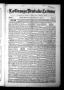 Primary view of La Grange Deutsche Zeitung (La Grange, Tex.), Vol. 31, No. 42, Ed. 1 Thursday, June 2, 1921