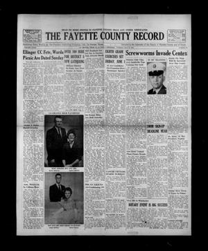 The Fayette County Record (La Grange, Tex.), Vol. 40, No. 58, Ed. 1 Tuesday, May 22, 1962