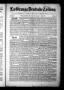 Thumbnail image of item number 1 in: 'La Grange Deutsche Zeitung (La Grange, Tex.), Vol. 33, No. 3, Ed. 1 Thursday, August 31, 1922'.