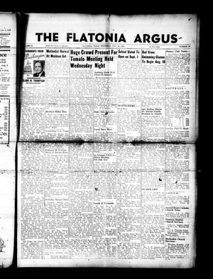 The Flatonia Argus (Flatonia, Tex.), Vol. 78, No. 31, Ed. 1 Thursday, July 30, 1953
