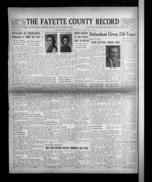 The Fayette County Record (La Grange, Tex.), Vol. 38, No. 52, Ed. 1 Friday, April 29, 1960