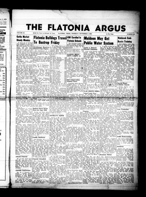 Primary view of object titled 'The Flatonia Argus (Flatonia, Tex.), Vol. 88, No. 36, Ed. 1 Thursday, September 5, 1963'.