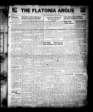 Primary view of object titled 'The Flatonia Argus (Flatonia, Tex.), Vol. 64, No. 1, Ed. 1 Thursday, December 29, 1938'.