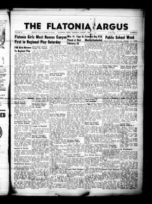 The Flatonia Argus (Flatonia, Tex.), Vol. 87, No. 9, Ed. 1 Thursday, March 1, 1962