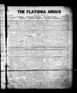 Primary view of object titled 'The Flatonia Argus (Flatonia, Tex.), Vol. 62, No. 43, Ed. 1 Thursday, October 21, 1937'.