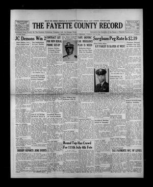 The Fayette County Record (La Grange, Tex.), Vol. 40, No. 72, Ed. 1 Tuesday, July 10, 1962