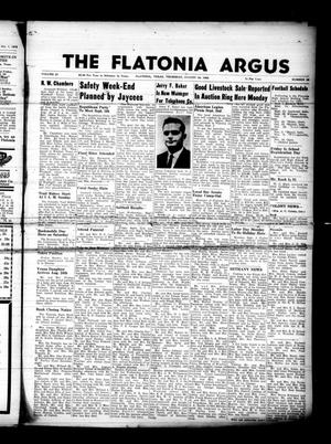The Flatonia Argus (Flatonia, Tex.), Vol. 87, No. 35, Ed. 1 Thursday, August 30, 1962