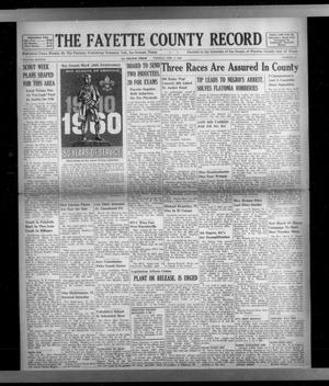 Primary view of object titled 'The Fayette County Record (La Grange, Tex.), Vol. 38, No. 27, Ed. 1 Tuesday, February 2, 1960'.