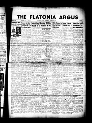The Flatonia Argus (Flatonia, Tex.), Vol. 79, No. 11, Ed. 1 Thursday, March 18, 1954