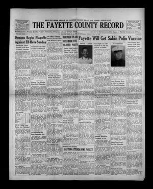 The Fayette County Record (La Grange, Tex.), Vol. 40, No. 75, Ed. 1 Friday, July 20, 1962