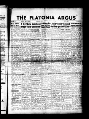 The Flatonia Argus (Flatonia, Tex.), Vol. 78, No. 18, Ed. 1 Thursday, April 30, 1953