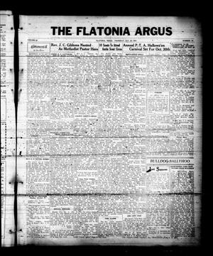 The Flatonia Argus (Flatonia, Tex.), Vol. 62, No. 44, Ed. 1 Thursday, October 28, 1937